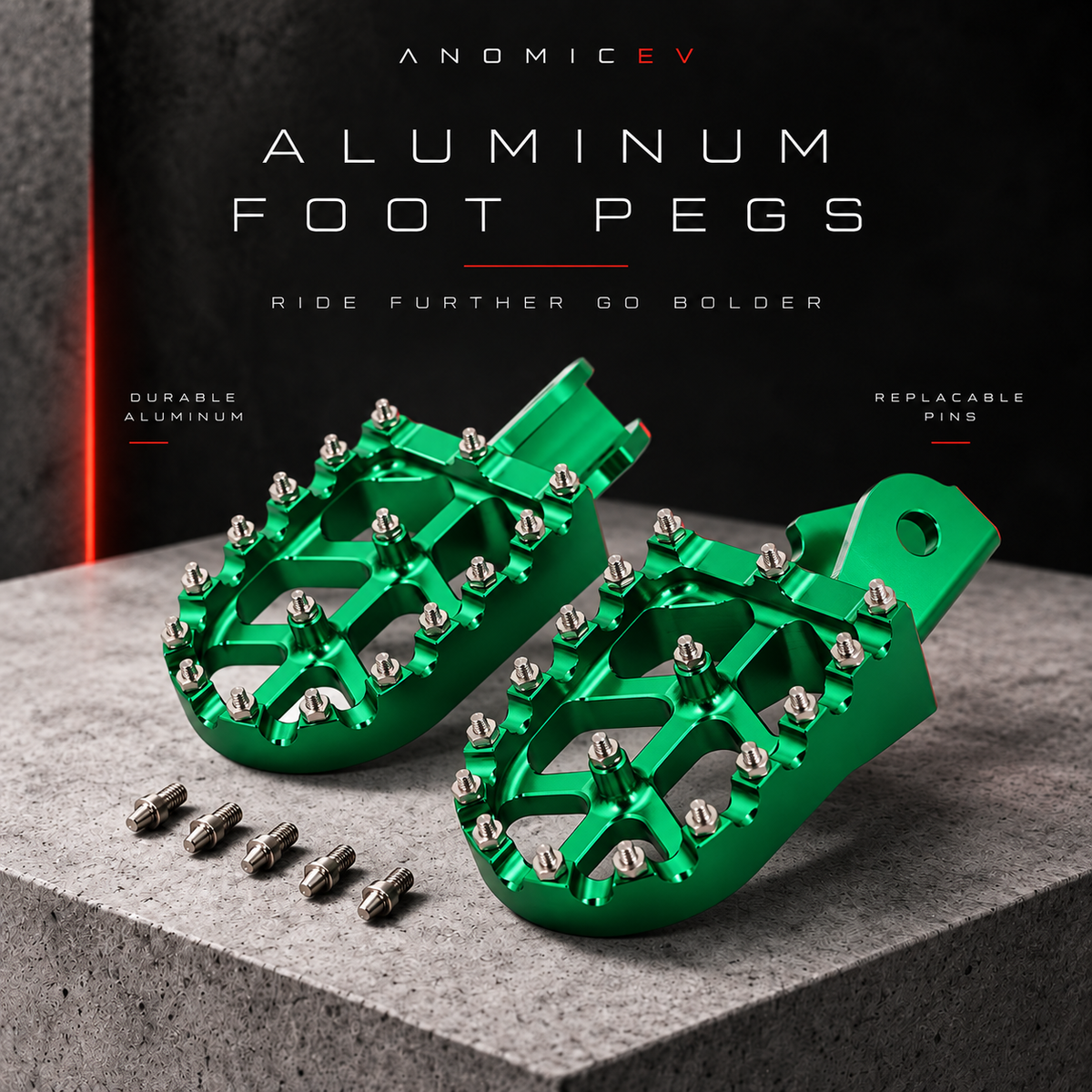 Aluminum Foot Pegs for Surron LBX and Talaria