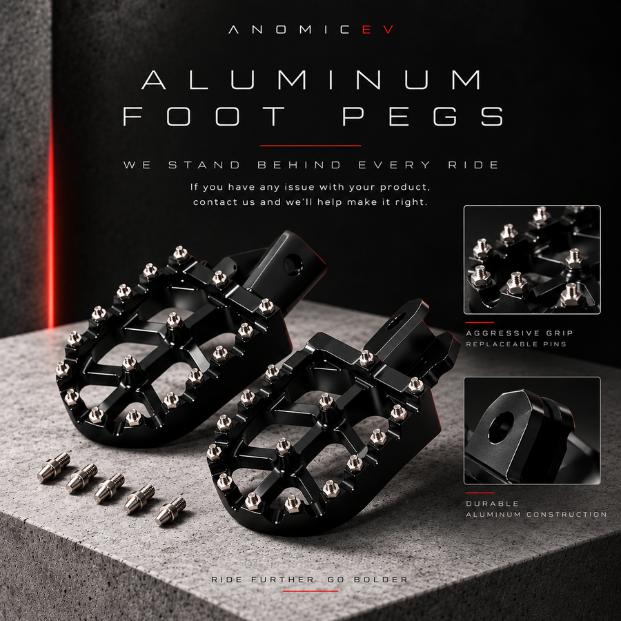 Aluminum Foot Pegs for Surron LBX and Talaria